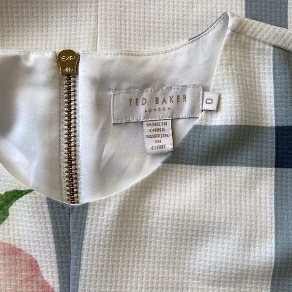 Ted Baker Dress “Secret Trellis” Sheath Dress NWOT Sz Ted 0~ - Picture 8 of 10